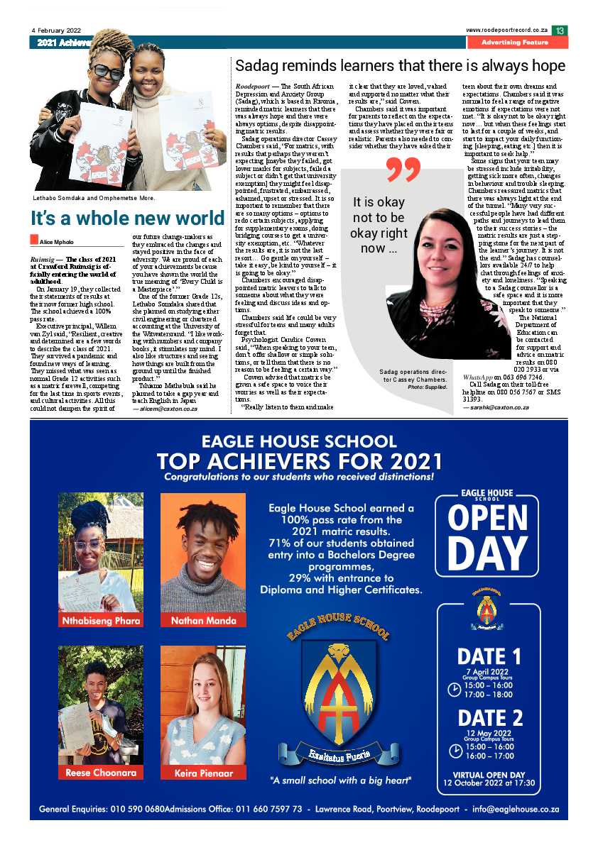 Roodepoort Northsider 4 February 2022 page 13