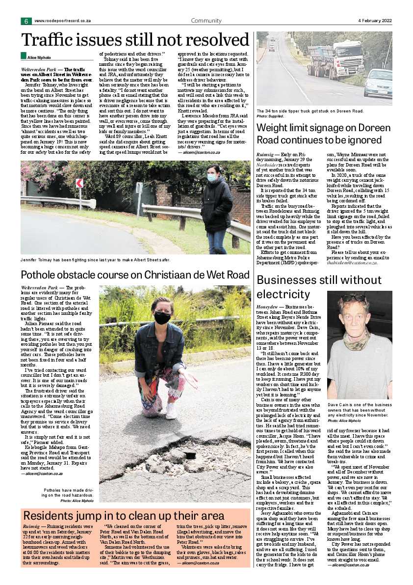 Roodepoort Northsider 4 February 2022 page 6