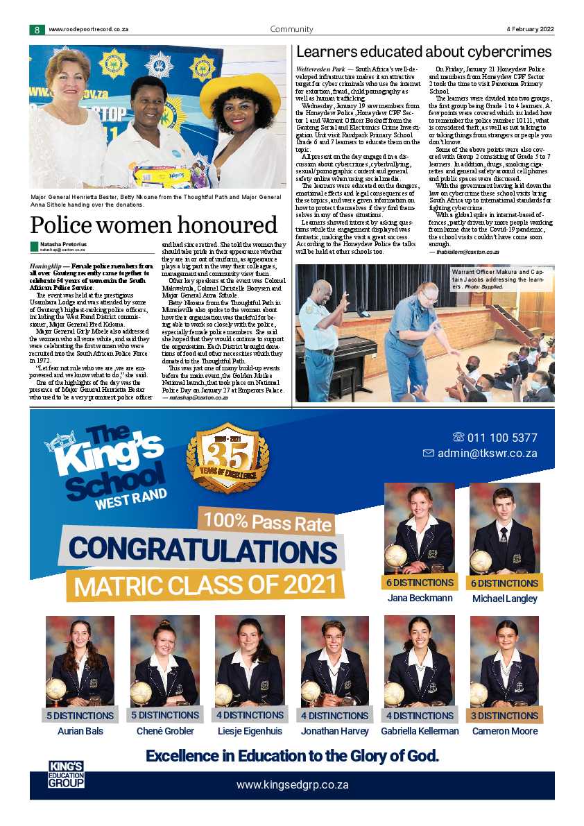 Roodepoort Northsider 4 February 2022 page 8