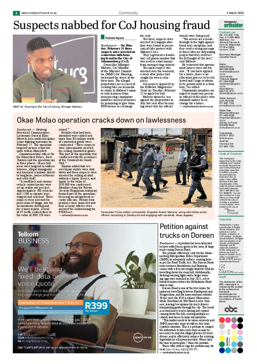 Roodepoort Northsider 4 March 2022 page 4