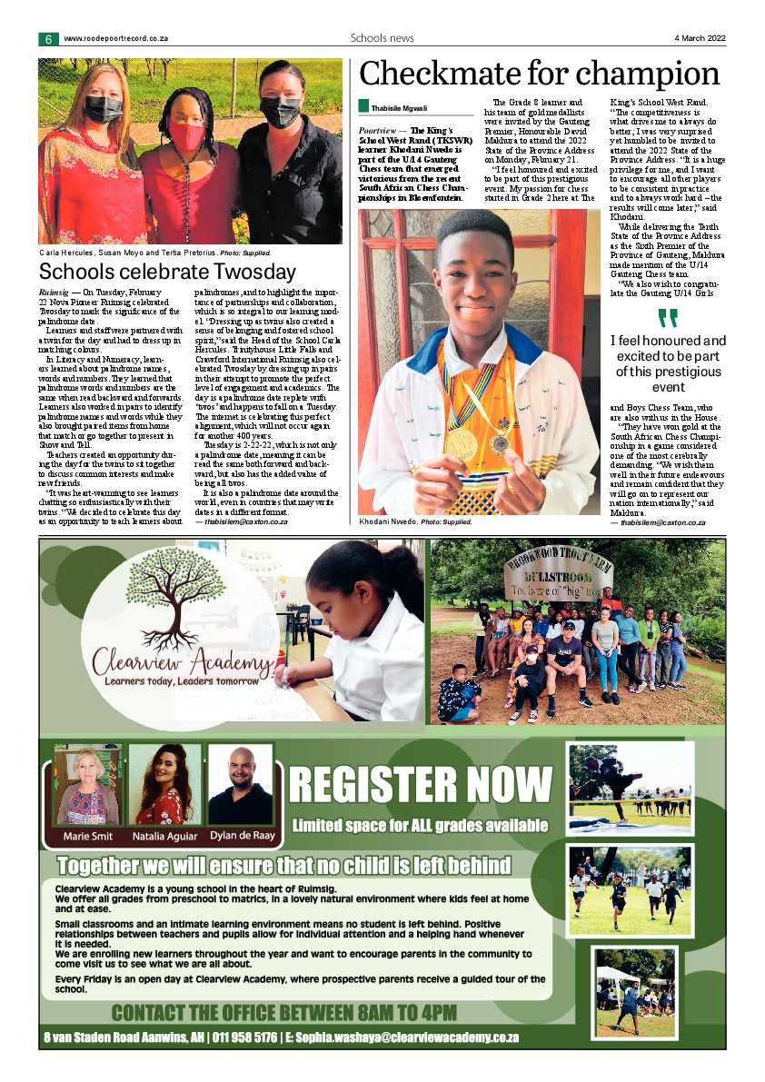 Roodepoort Northsider 4 March 2022 page 6