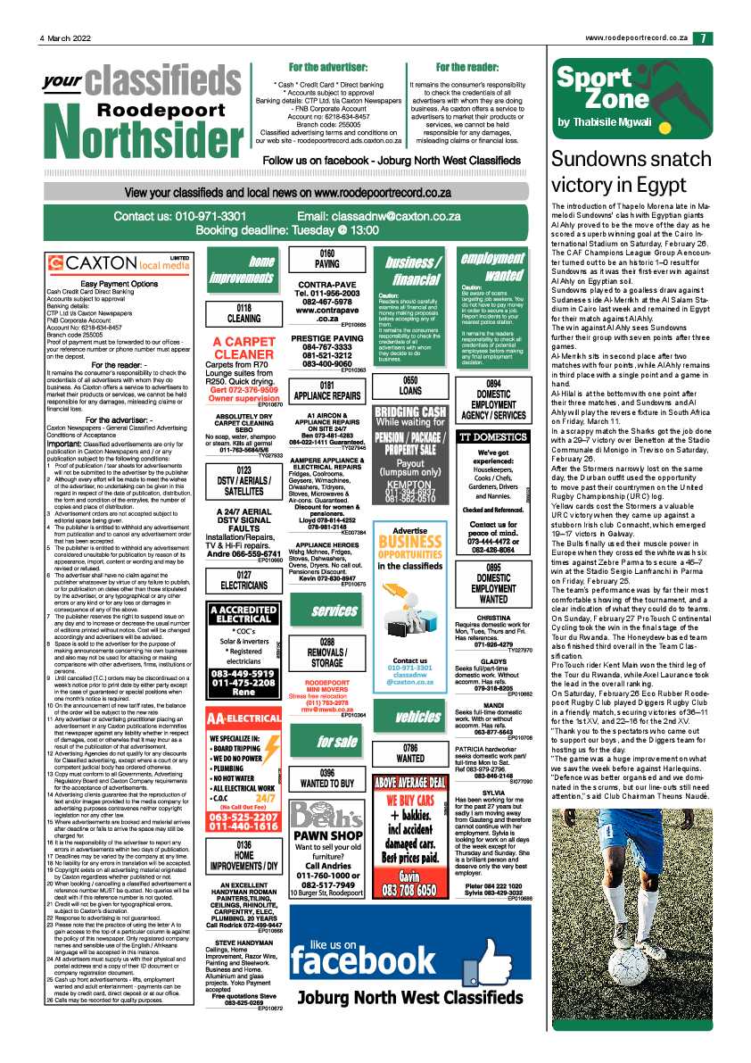 Roodepoort Northsider 4 March 2022 page 7