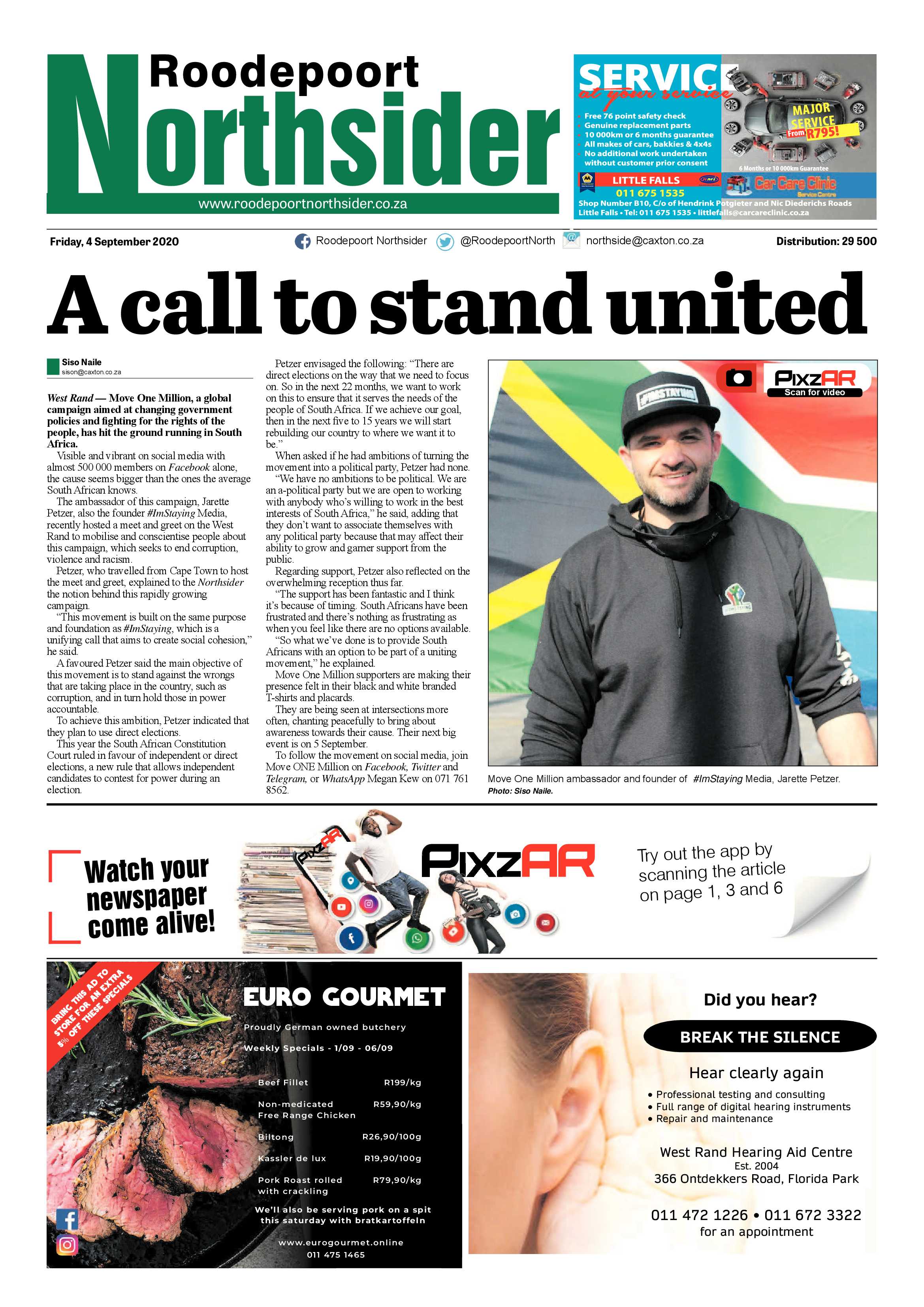 Roodepoort Northsider 4 September 2020 page 1