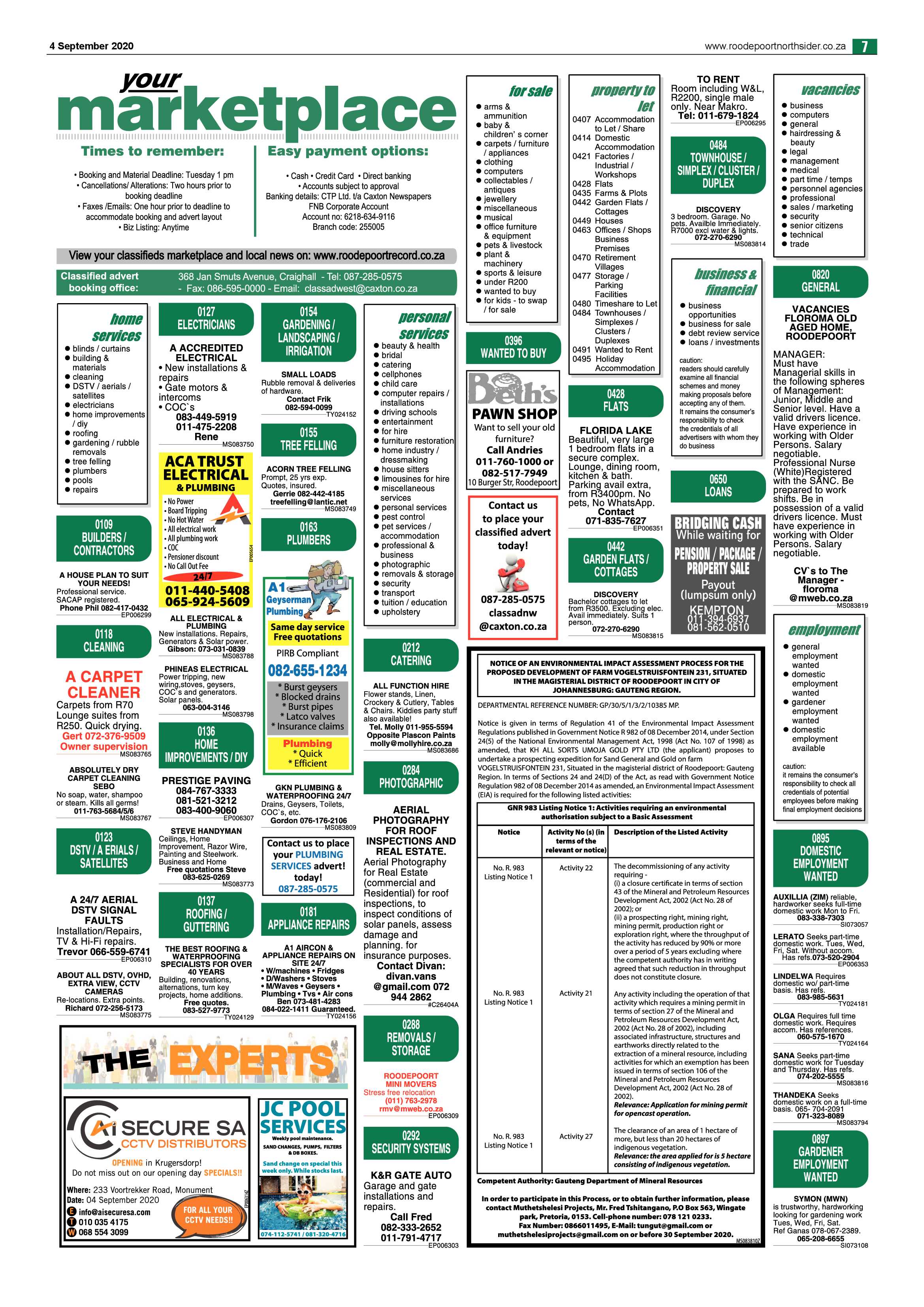 Roodepoort Northsider 4 September 2020 page 7