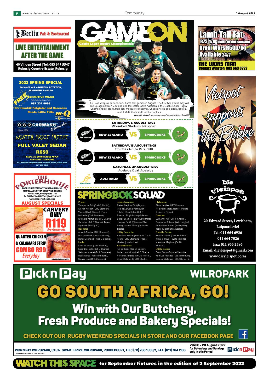 Roodepoort Northsider 5 August 2022 page 6