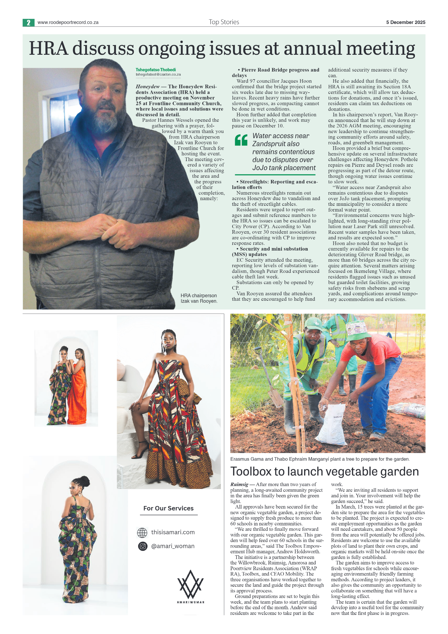 Roodepoort Northsider 5 December 2025 page 2