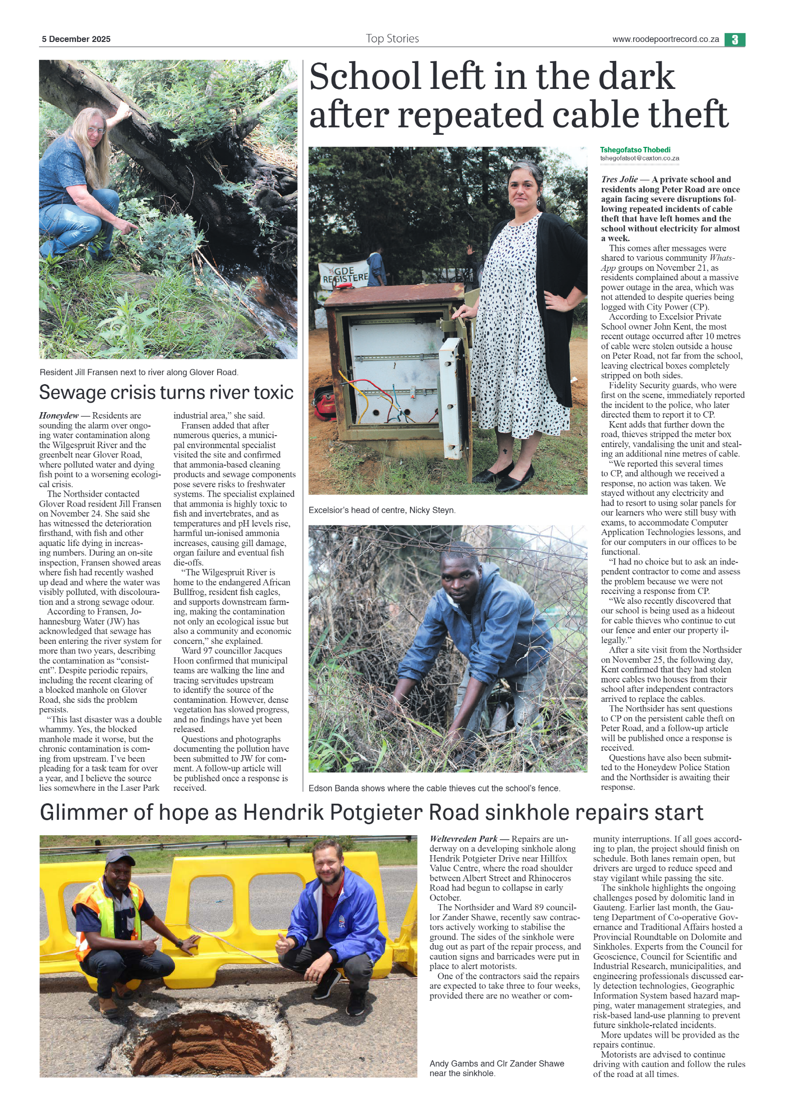Roodepoort Northsider 5 December 2025 page 3