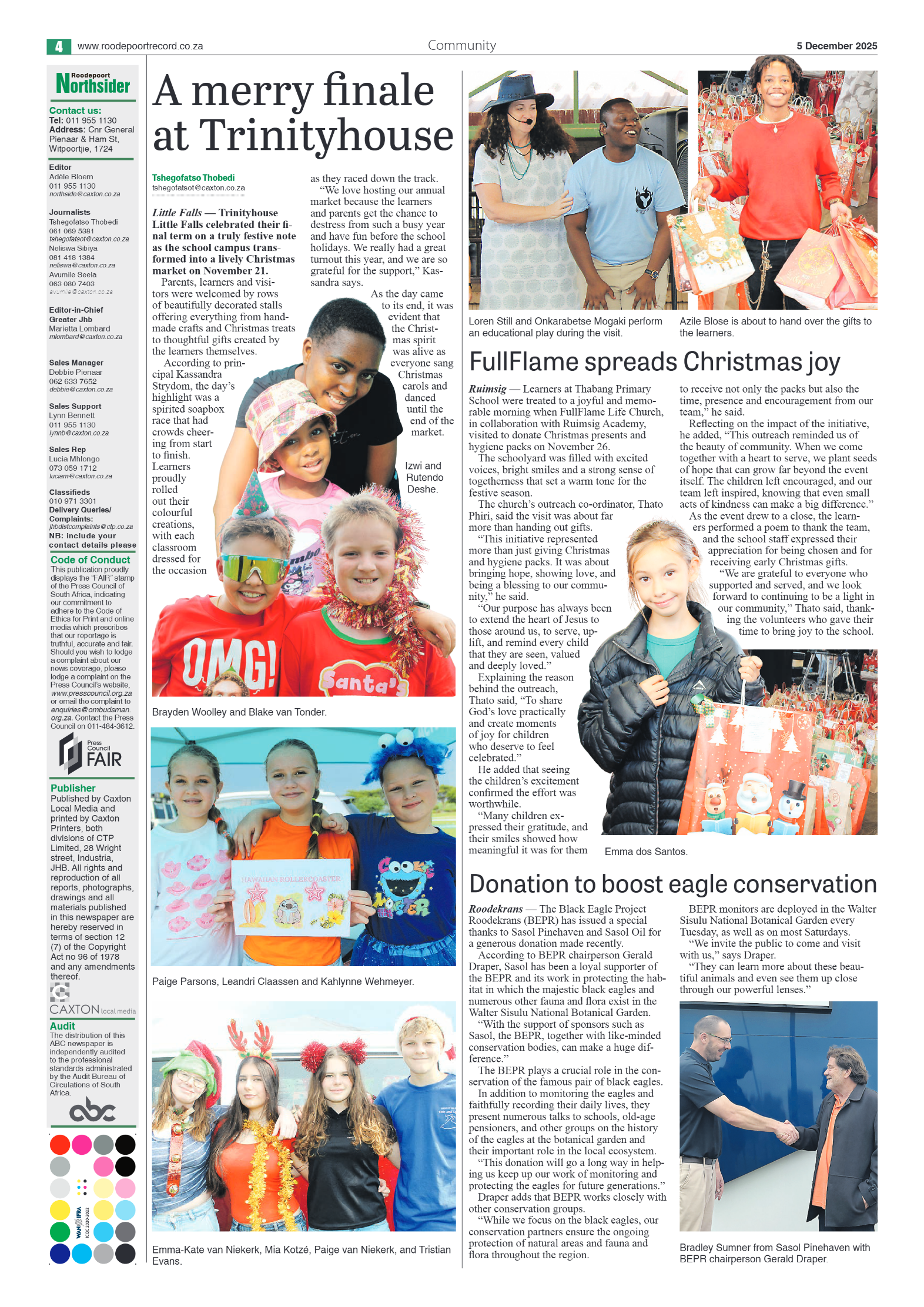 Roodepoort Northsider 5 December 2025 page 4