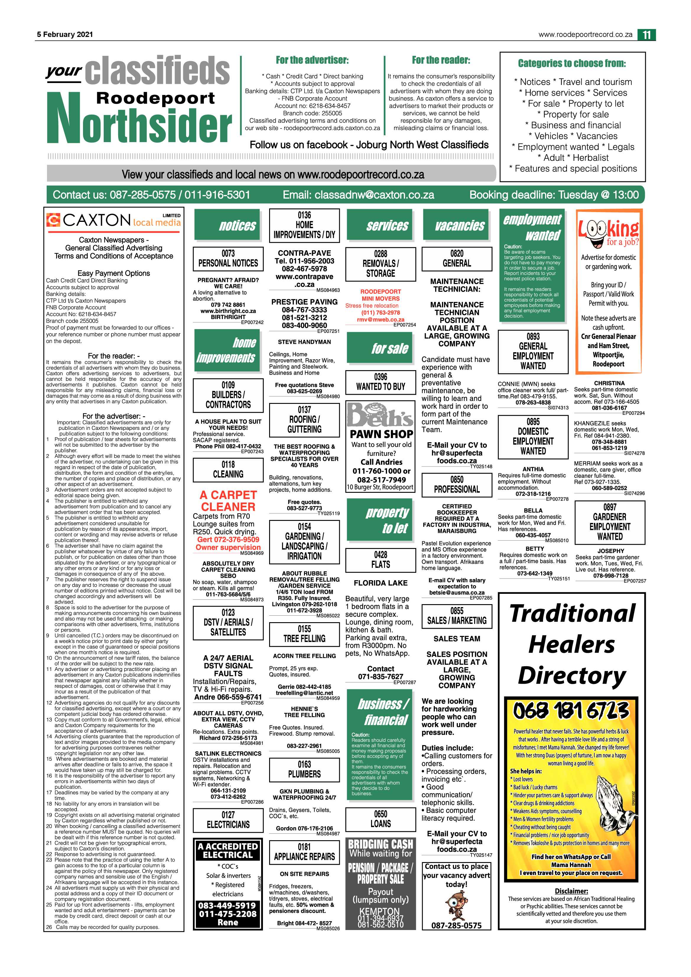 Roodepoort Northsider 5 February 2021 page 11