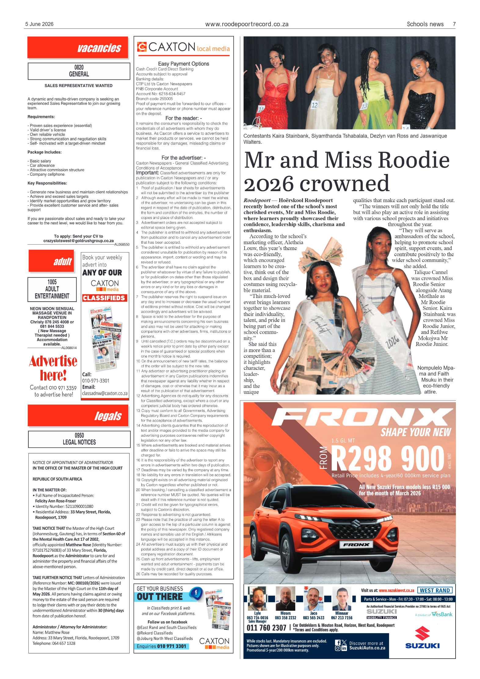 Roodepoort Record 5 June 2026 page 7