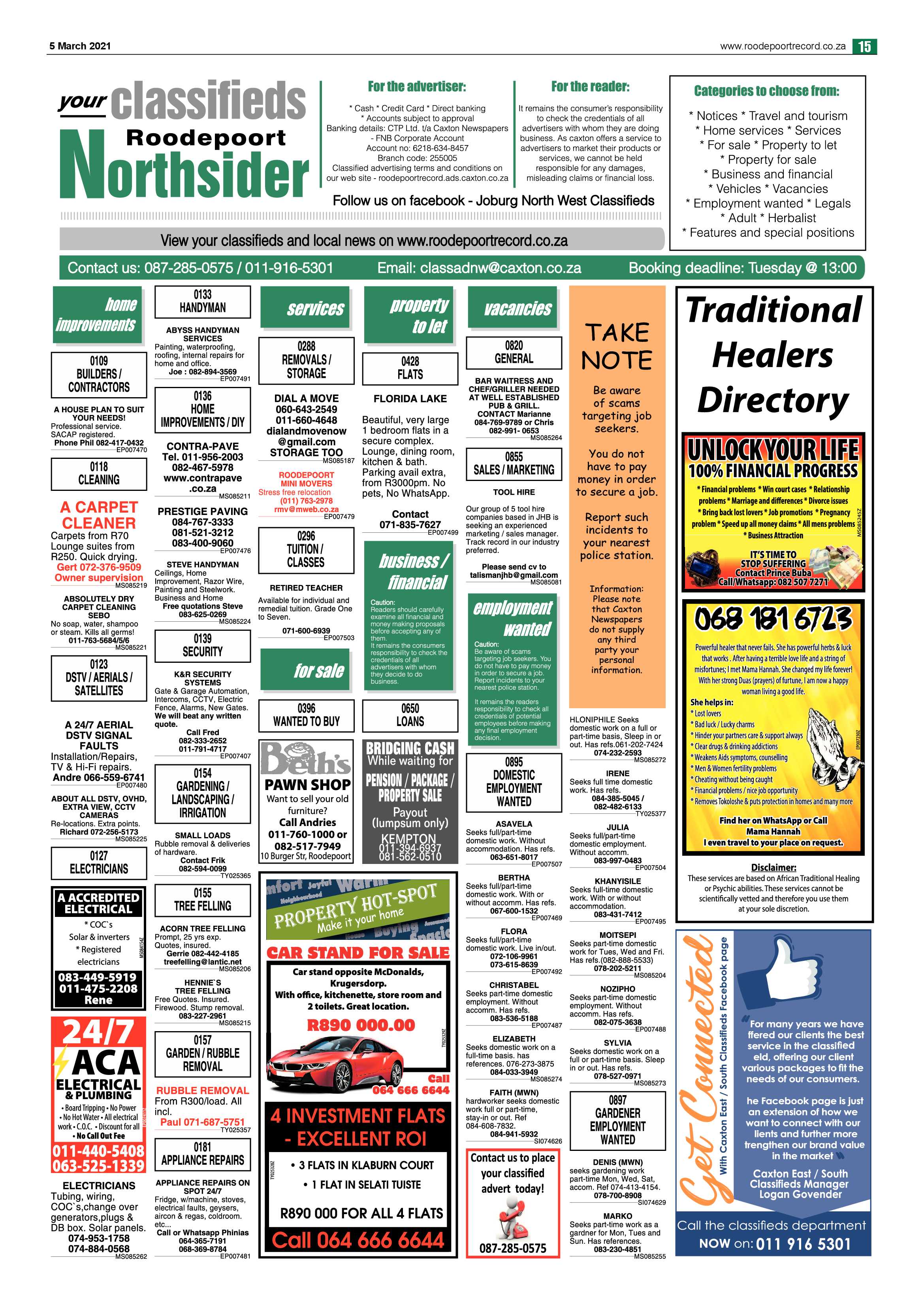 Roodepoort Northsider 5 March 2021 page 15