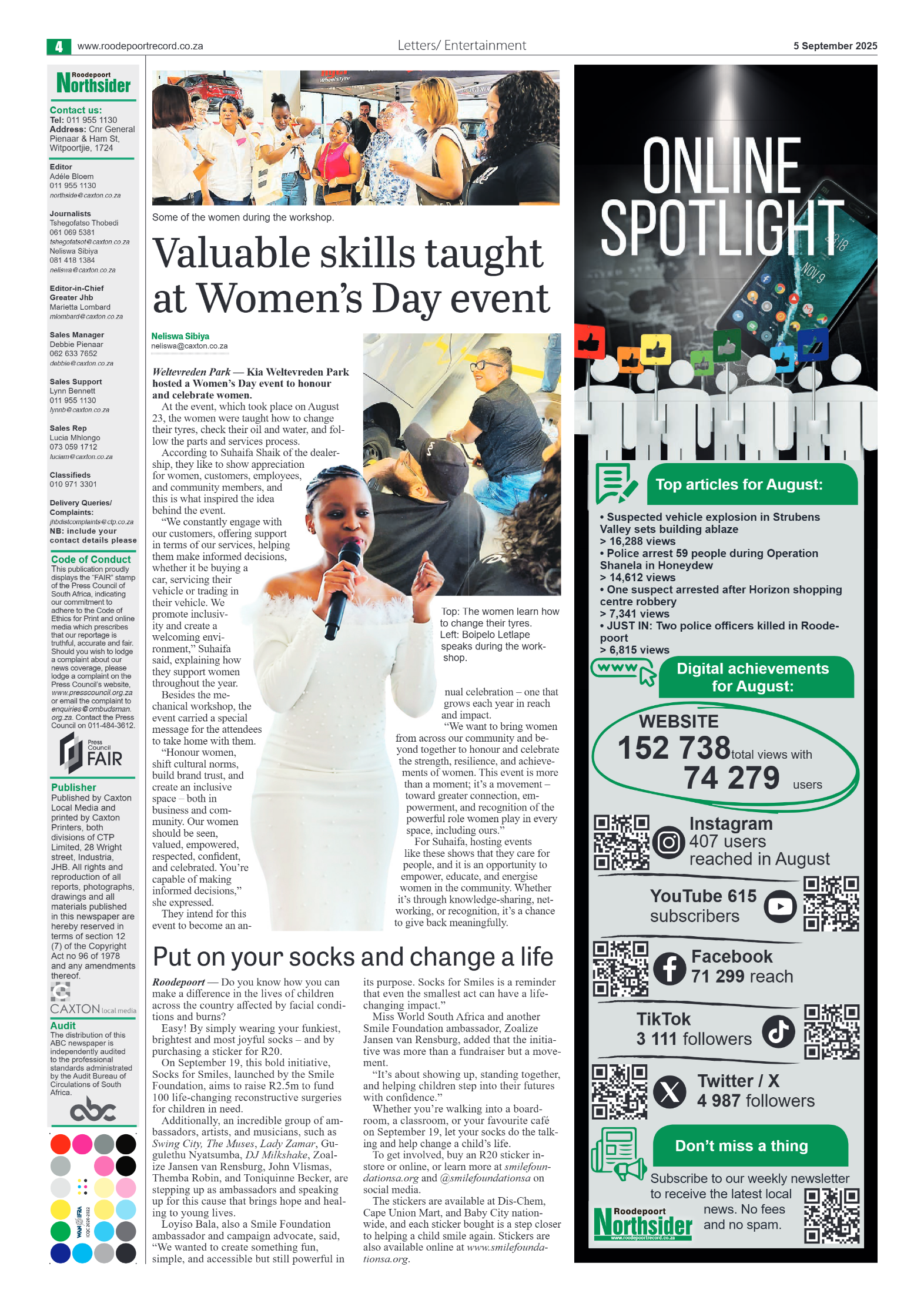 Roodepoort Northsider 5 September 2025 page 4
