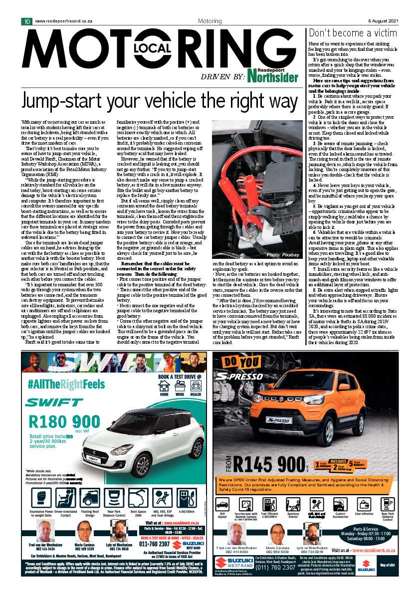 Roodepoort Northsider 6 August 2021 page 10