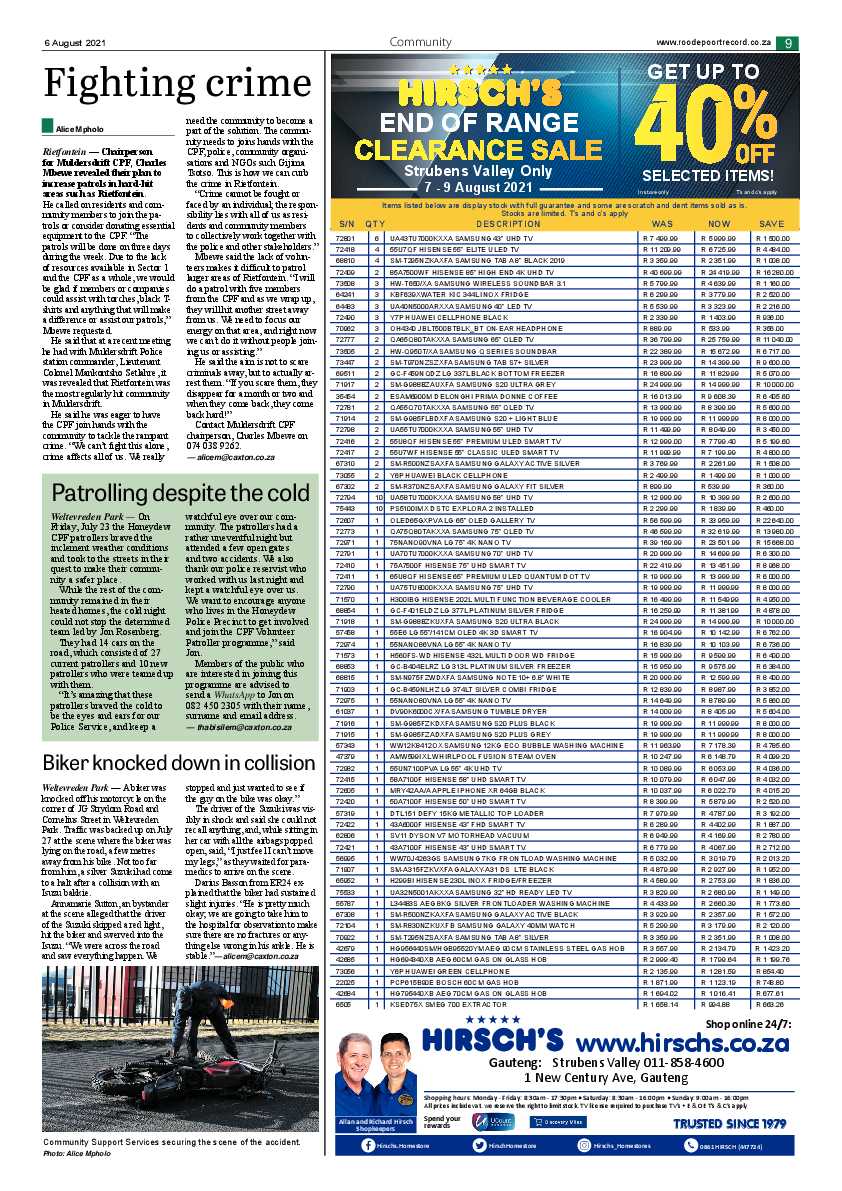 Roodepoort Northsider 6 August 2021 page 9