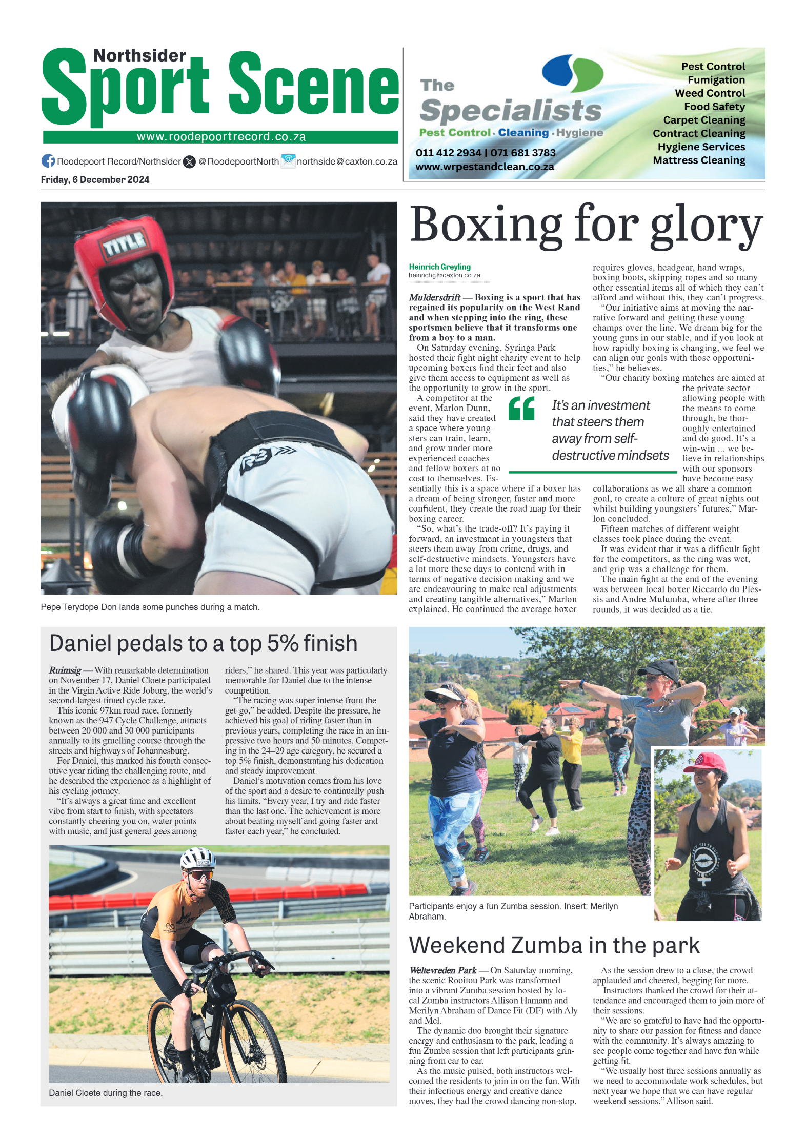 Roodepoort Northsider 6 December 2024 page 8