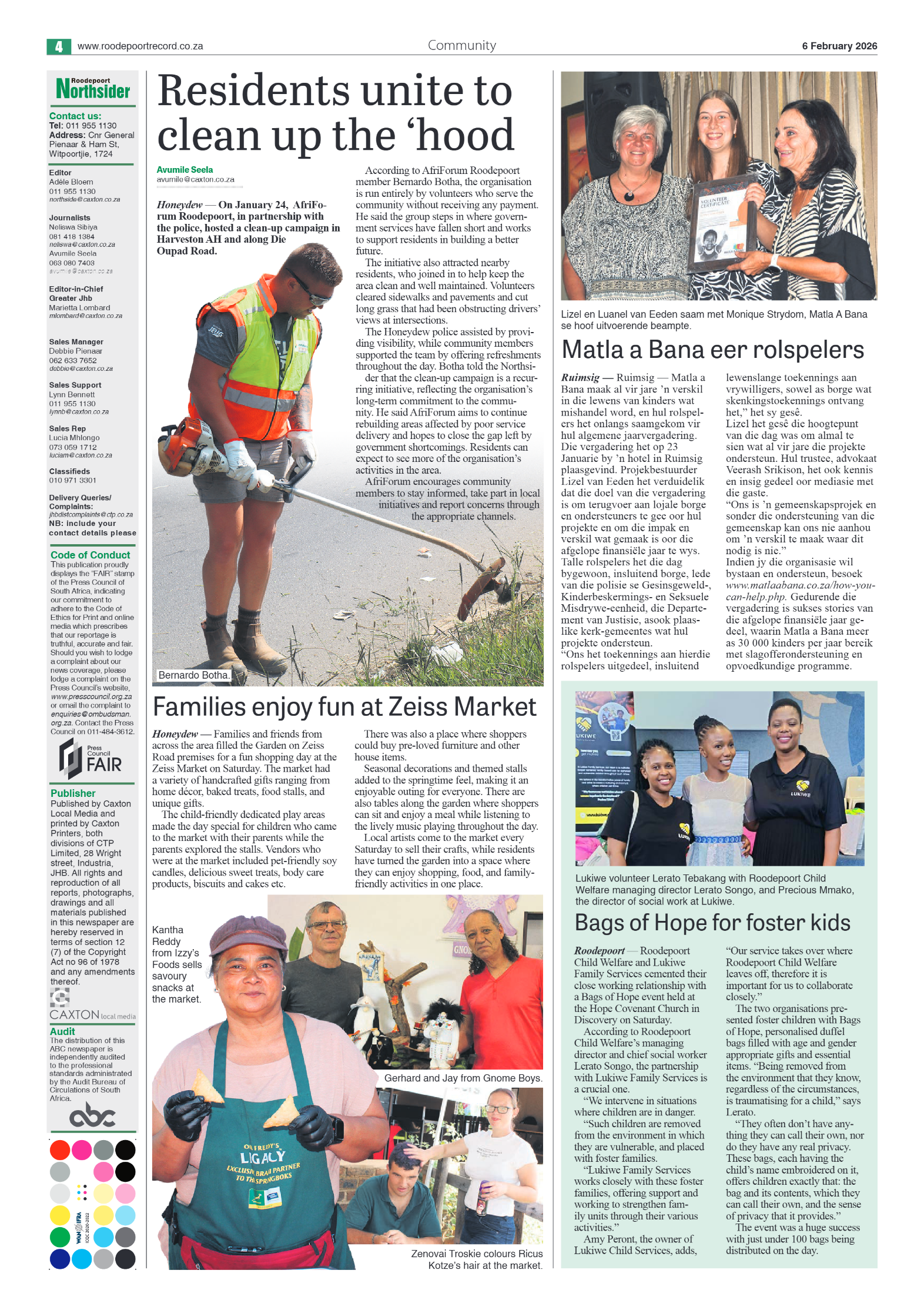 Roodepoort Northsider 6 February 2026 page 4