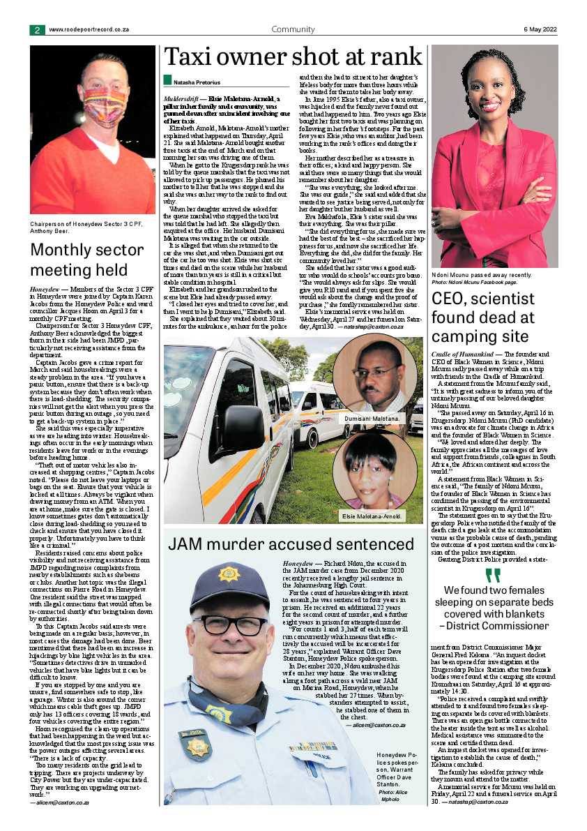 Roodepoort Northsider 6 May 2022 page 2