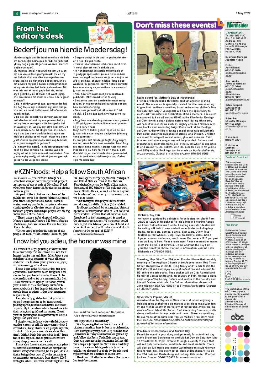 Roodepoort Northsider 6 May 2022 page 4