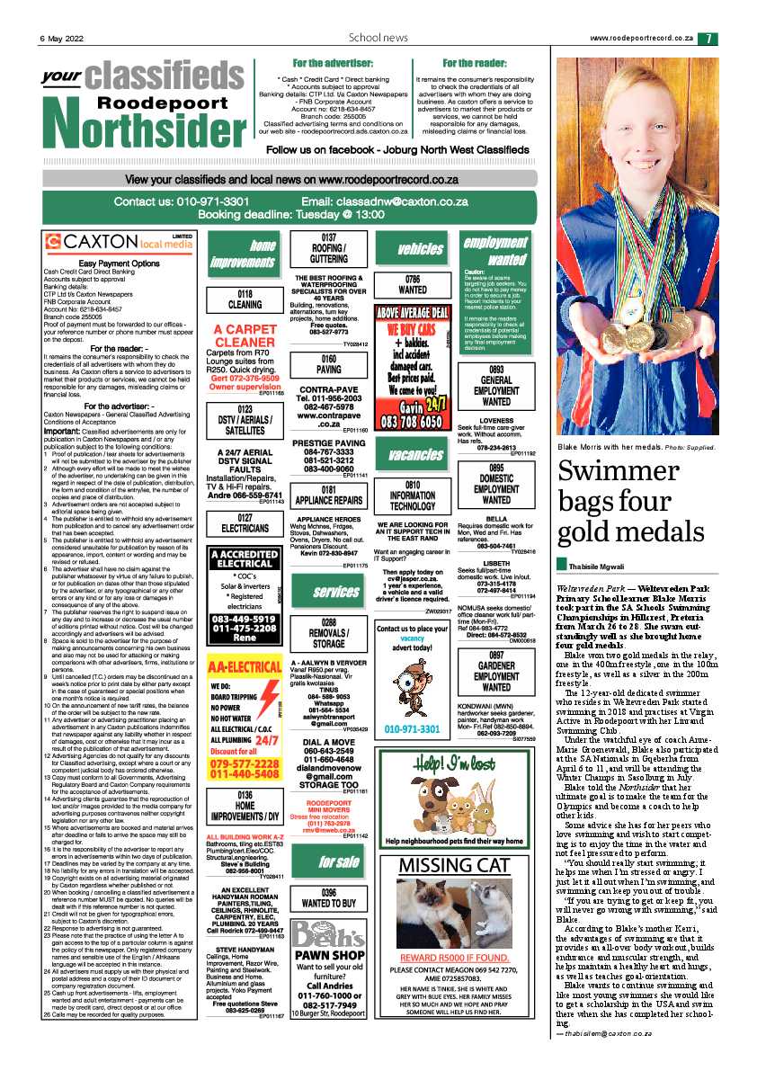 Roodepoort Northsider 6 May 2022 page 7