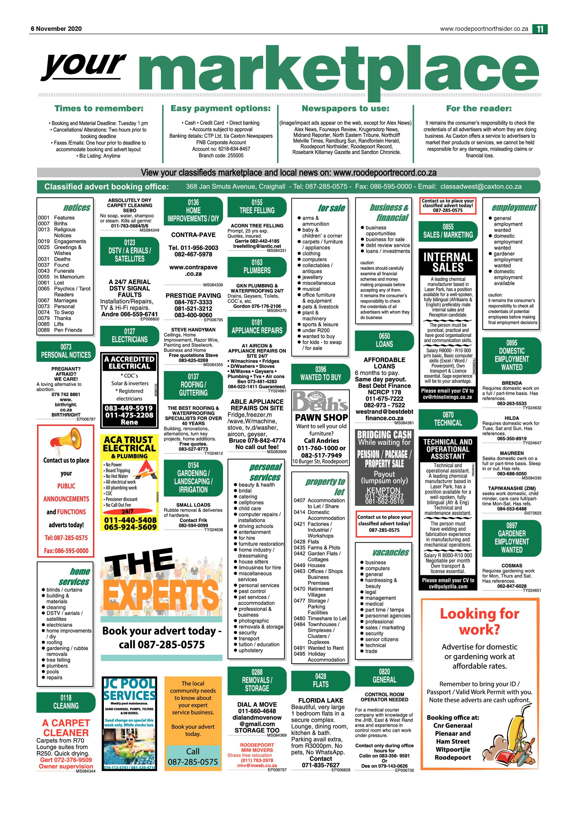 Roodepoort Northsider 6 November 2020 page 11