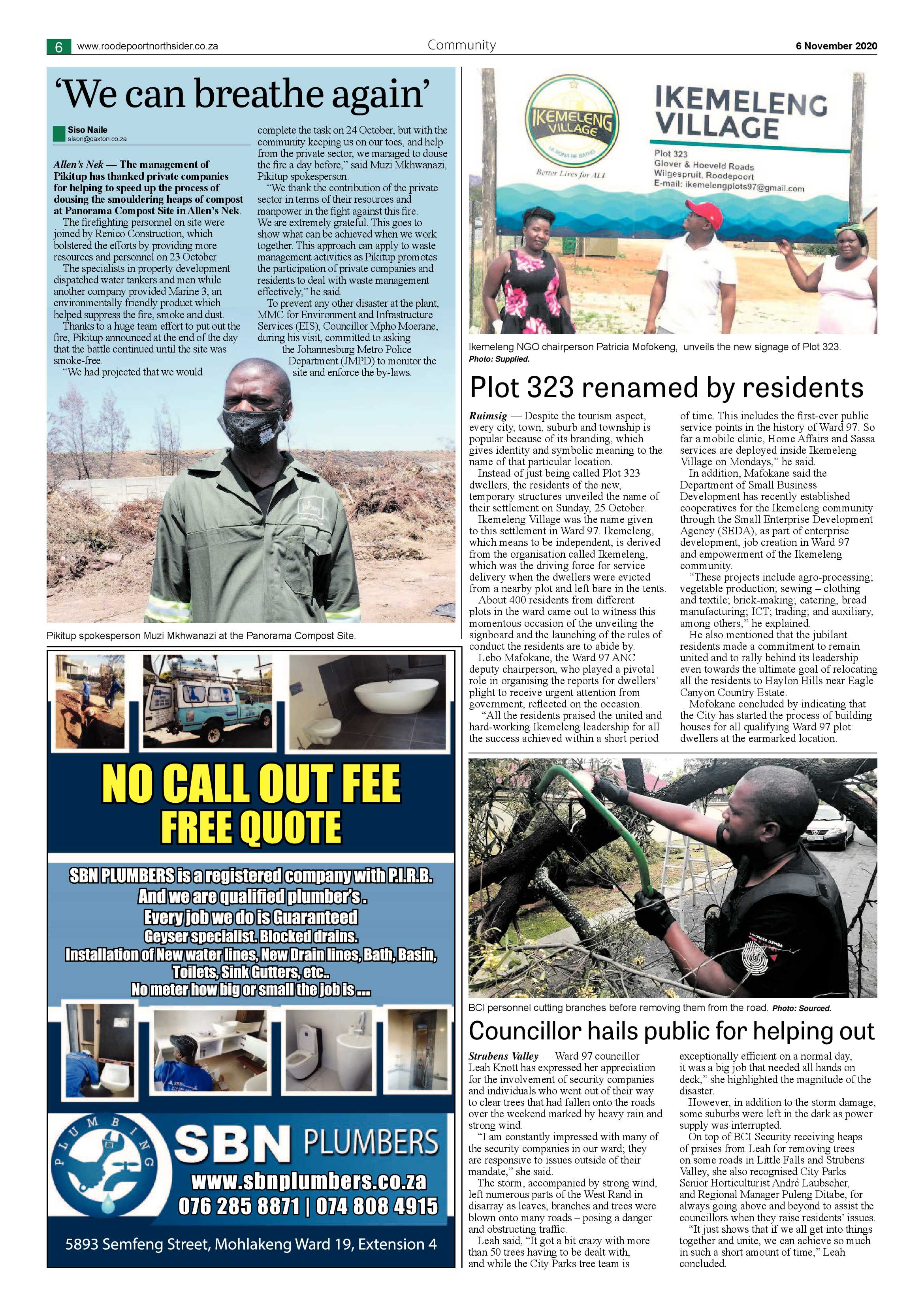Roodepoort Northsider 6 November 2020 page 6