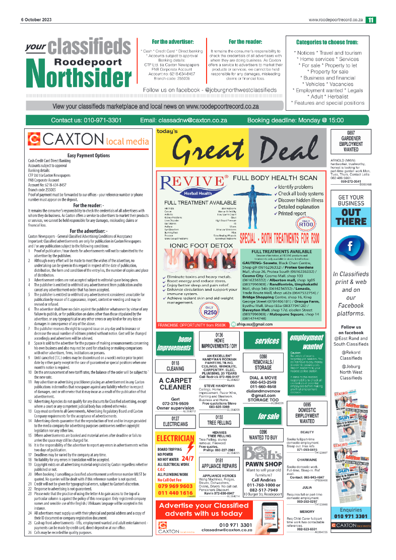 Roodepoort Northsider 6 October 2023 page 11