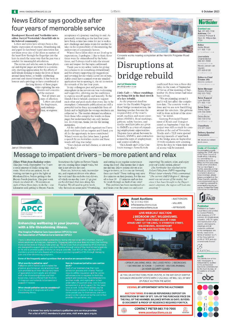 Roodepoort Northsider 6 October 2023 page 4