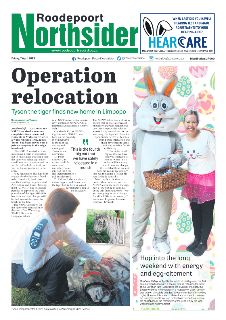 Roodepoort Northsider 7 April 2023 page 1
