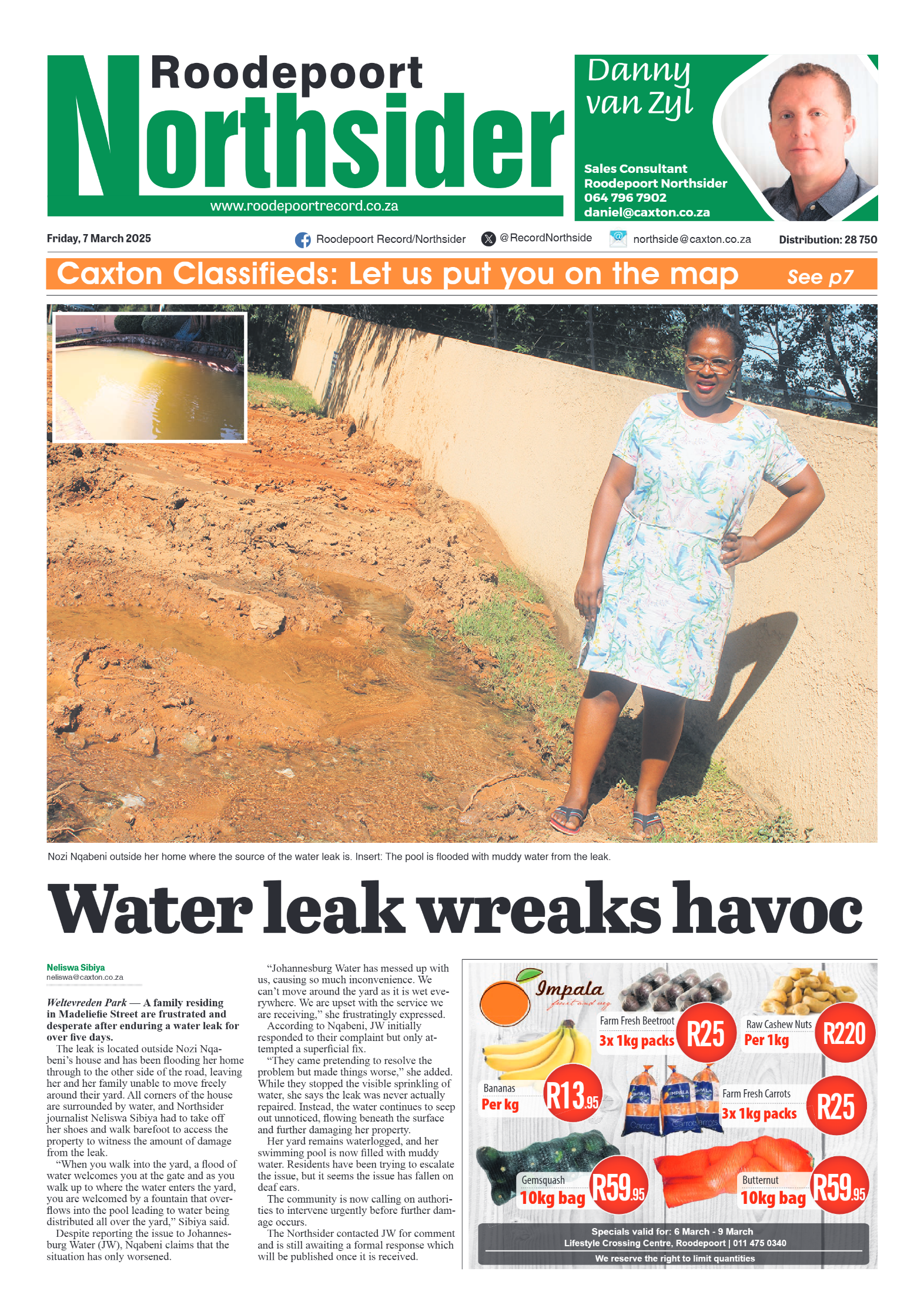 Roodepoort Northsider 7 March 2025 page 1