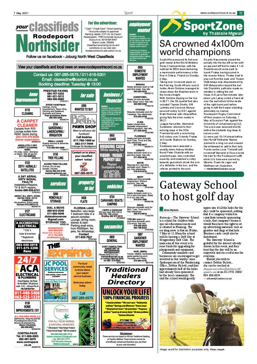 Roodepoort Northsider 7 May 2021 page 11