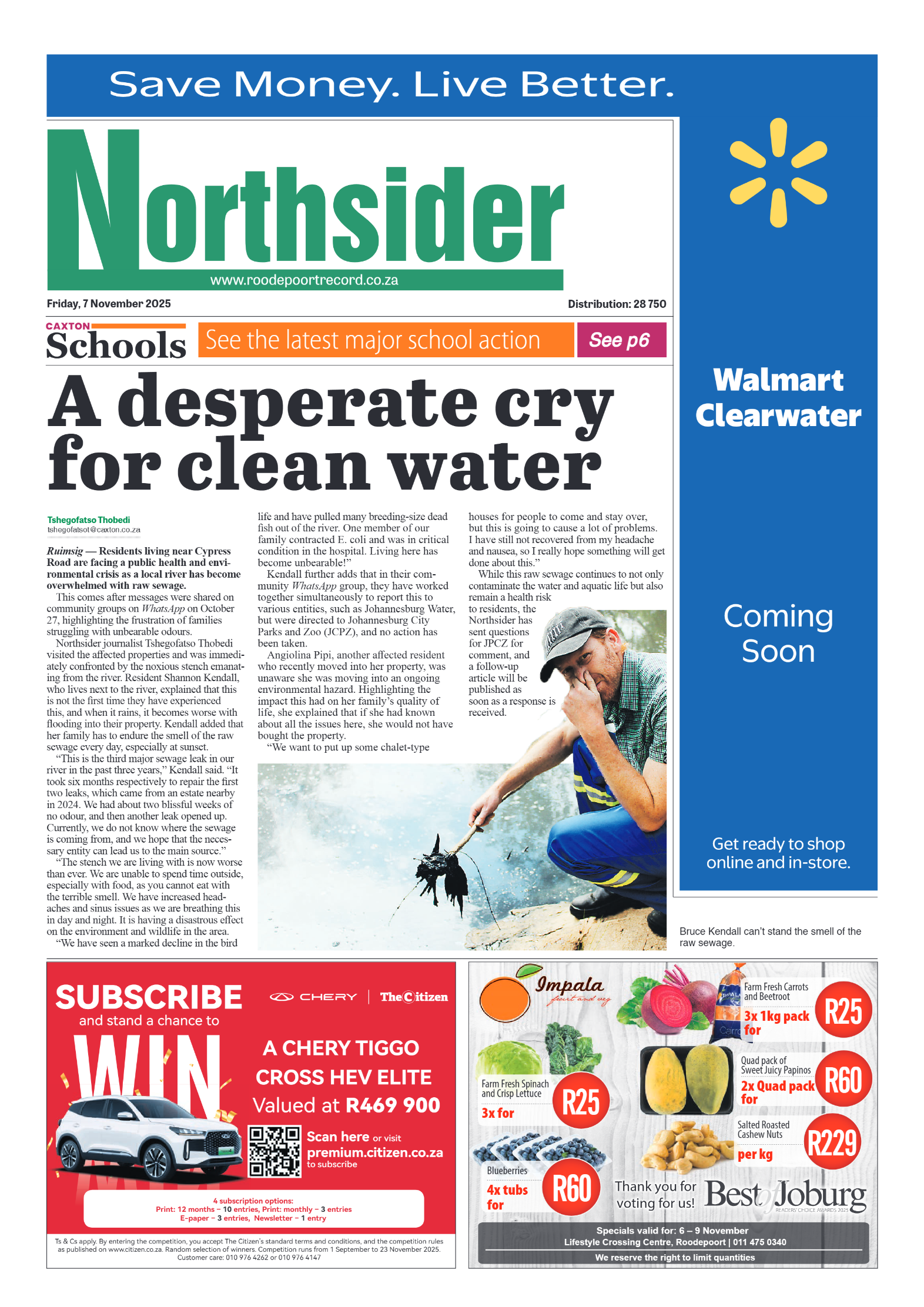 Roodepoort Northsider 7 November 2025 page 1
