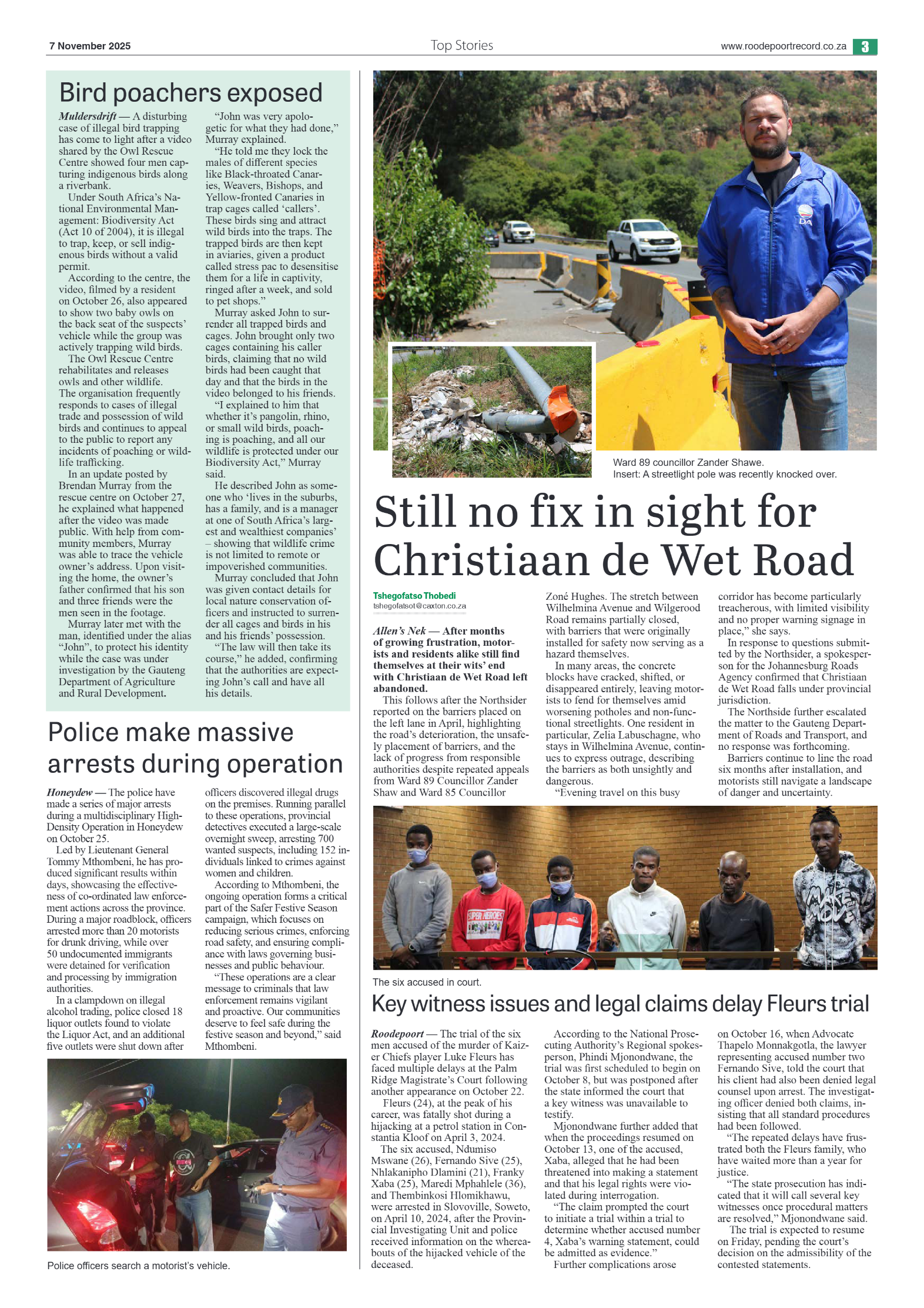 Roodepoort Northsider 7 November 2025 page 3