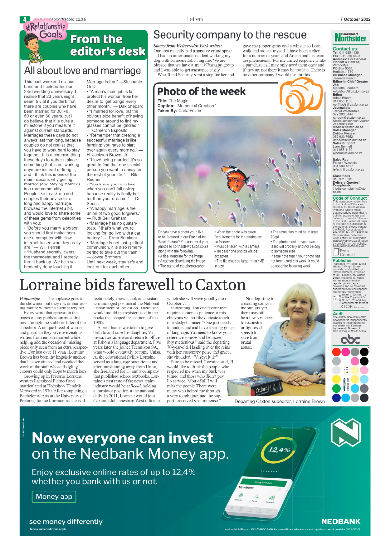 Roodepoort Northsider 7 October 2022 page 4