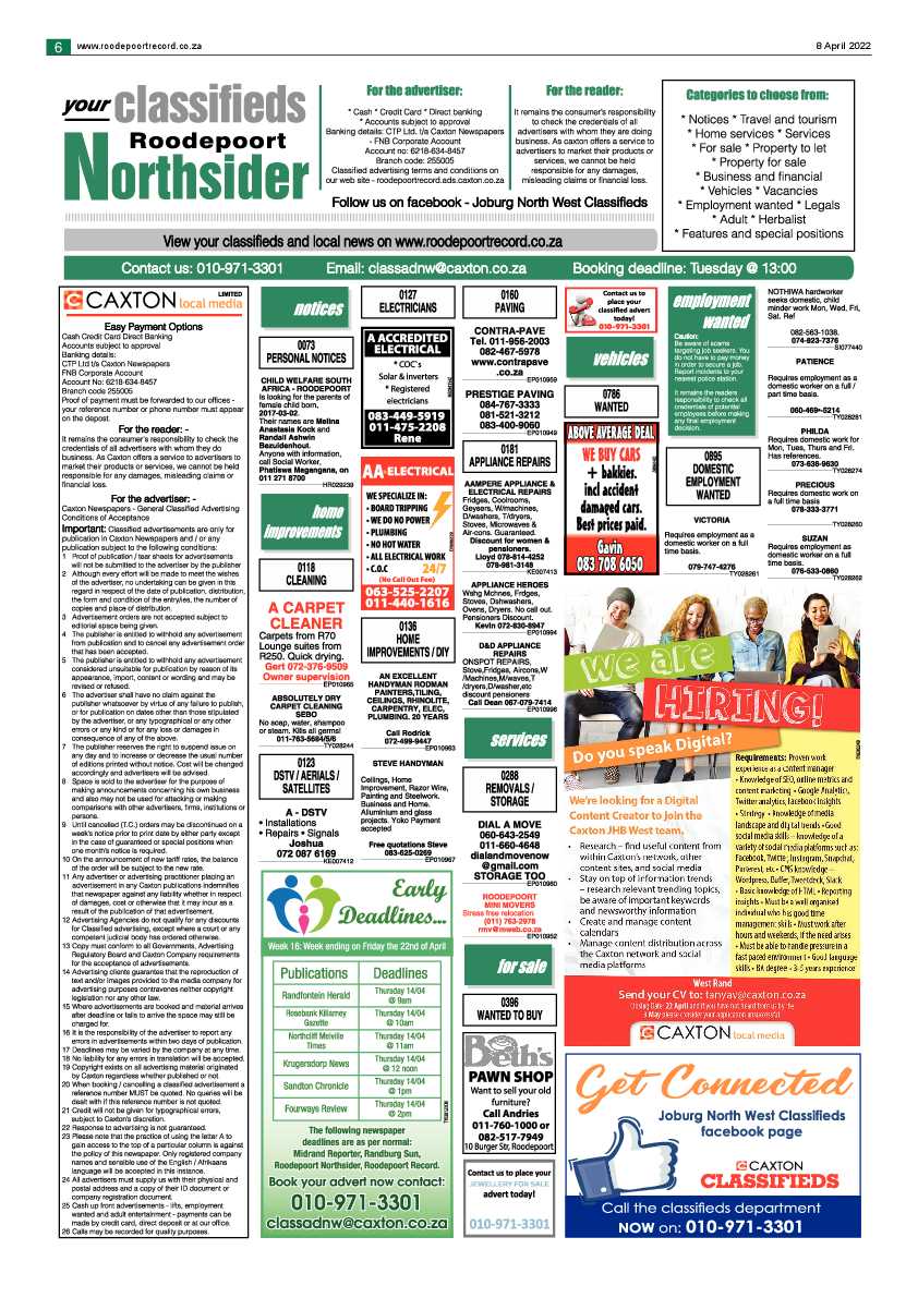Roodepoort Northsider 8 April 2022 page 6