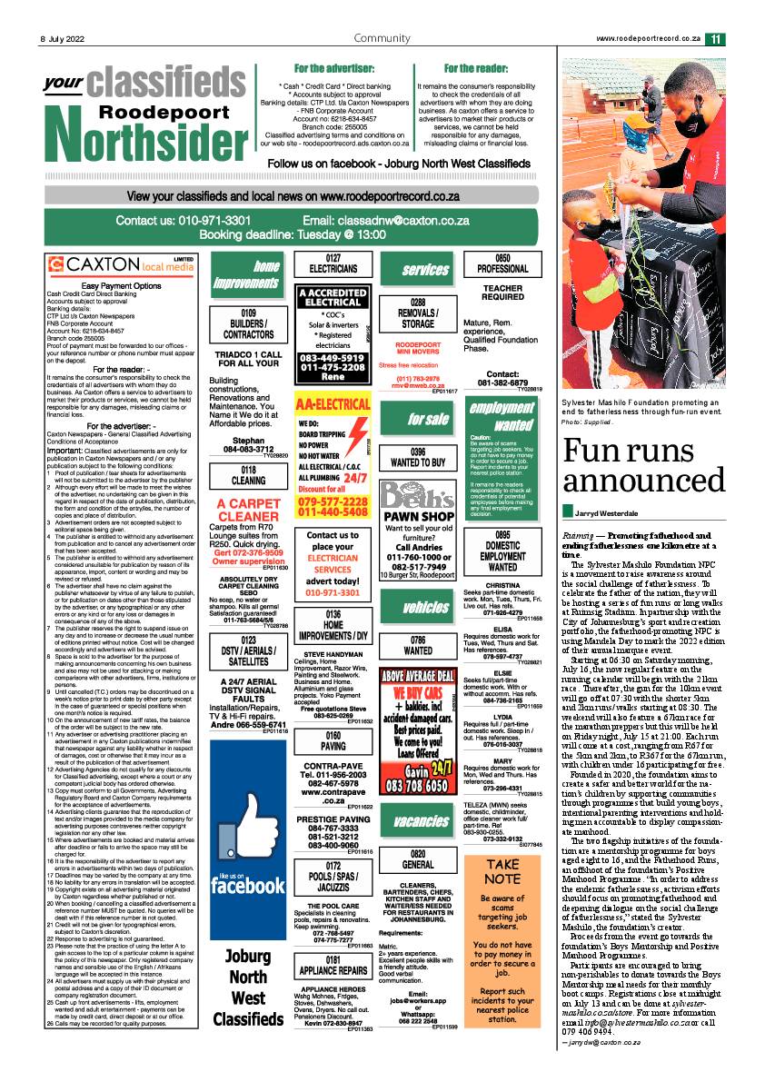 Roodepoort Northsider 8 July 2022 page 11