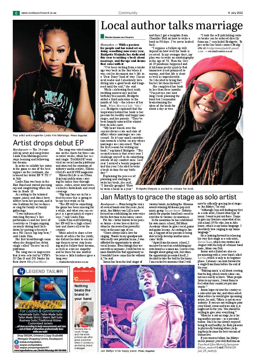 Roodepoort Northsider 8 July 2022 page 6