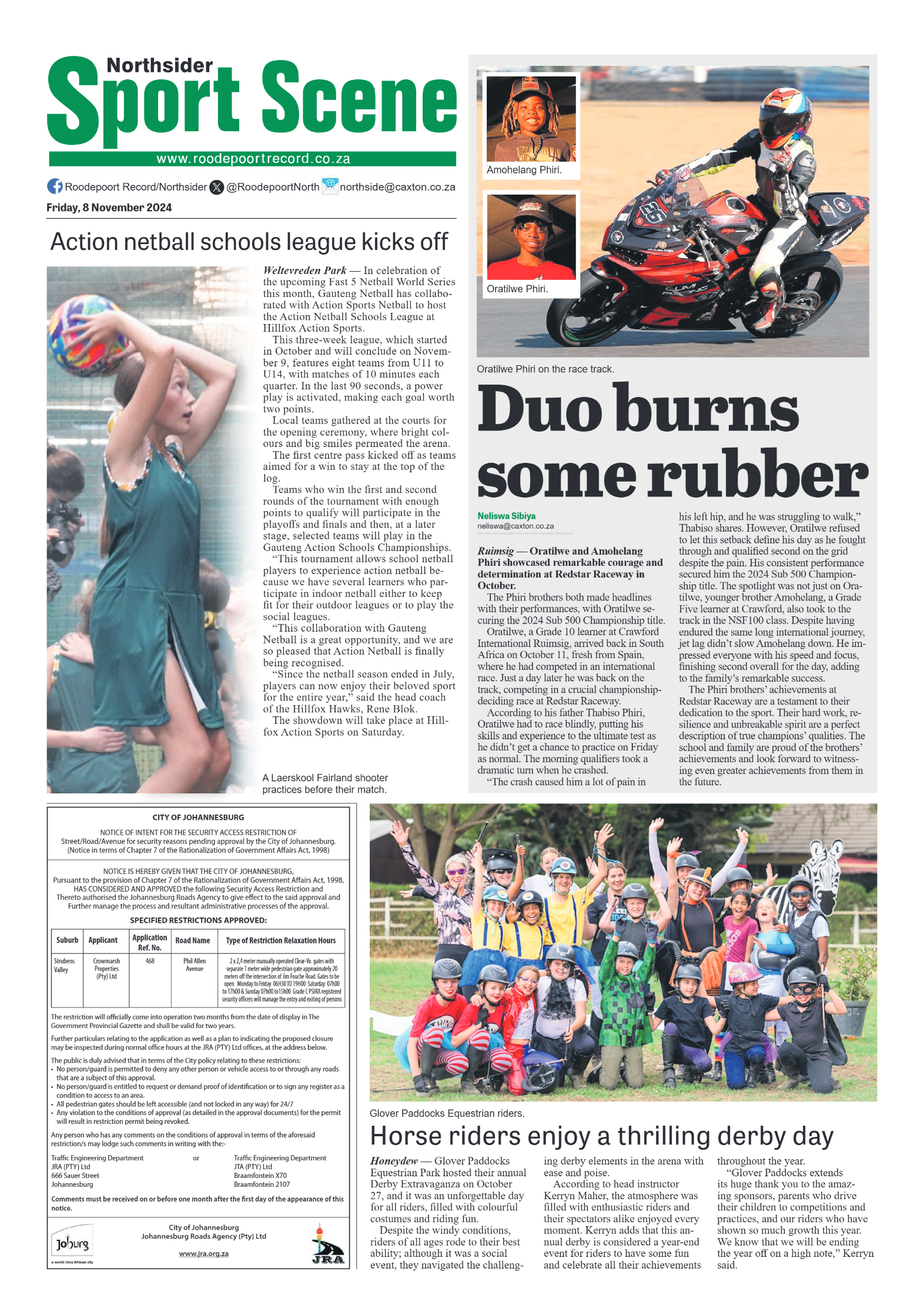 Roodepoort Northsider 8 November 2024 page 8