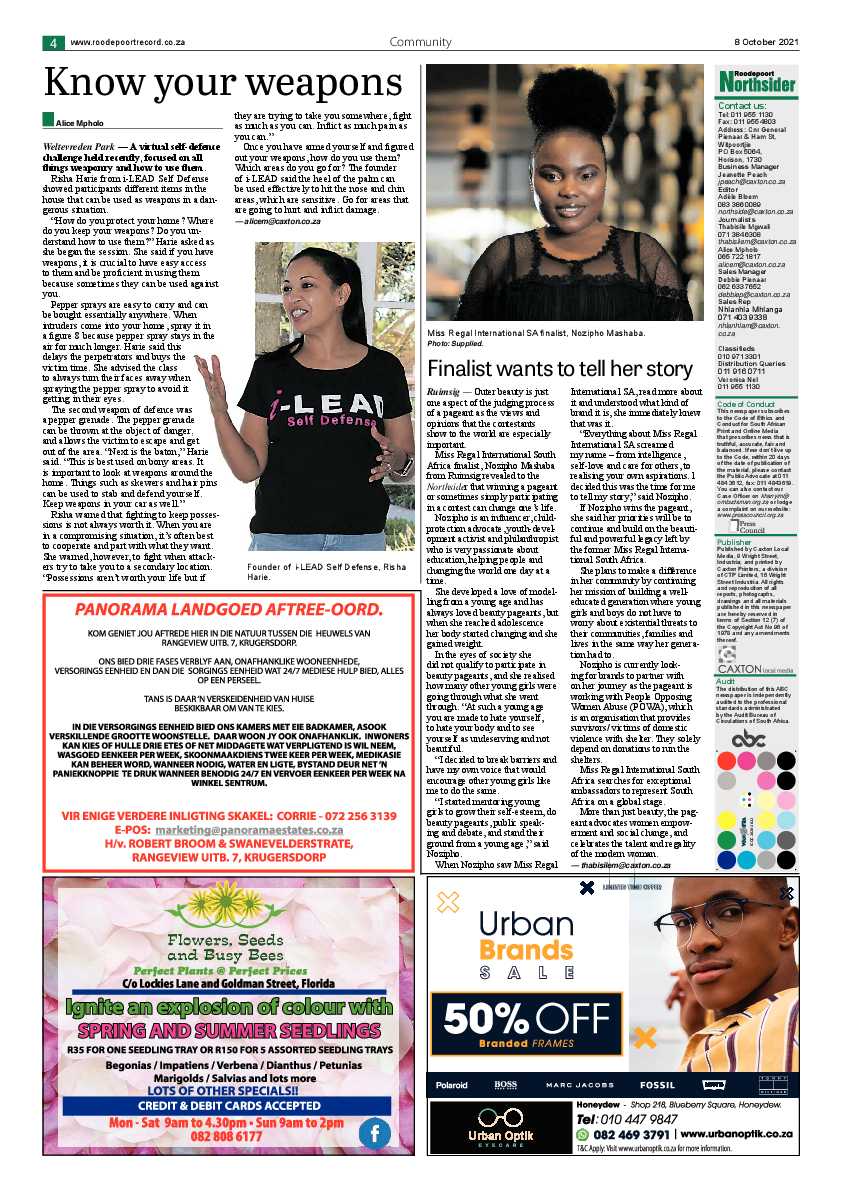 Roodepoort Northsider 8 October 2021 page 4