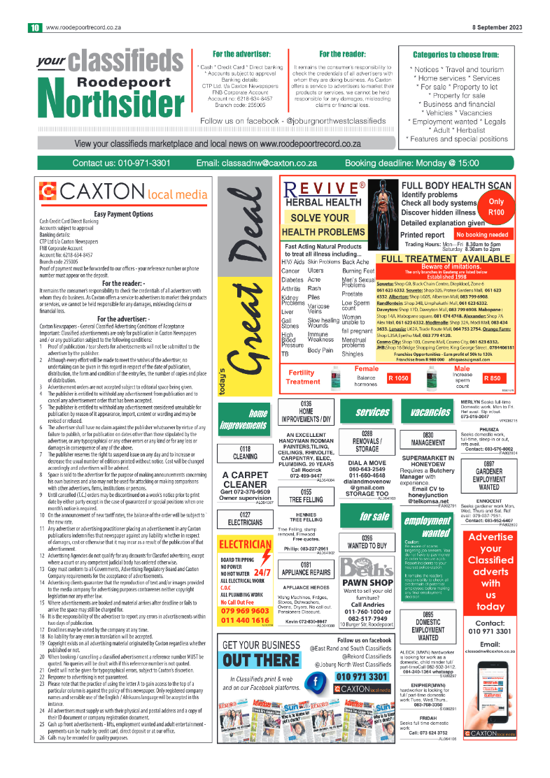Roodepoort Northsider 8 September 2023 page 10