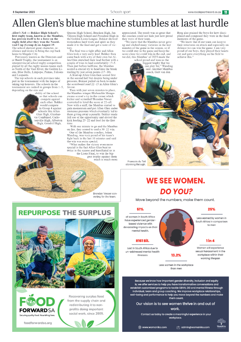Roodepoort Northsider 8 September 2023 page 11