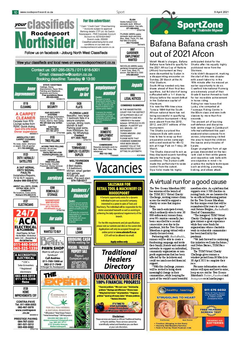Roodepoort Northsider 9 April 2021 page 10