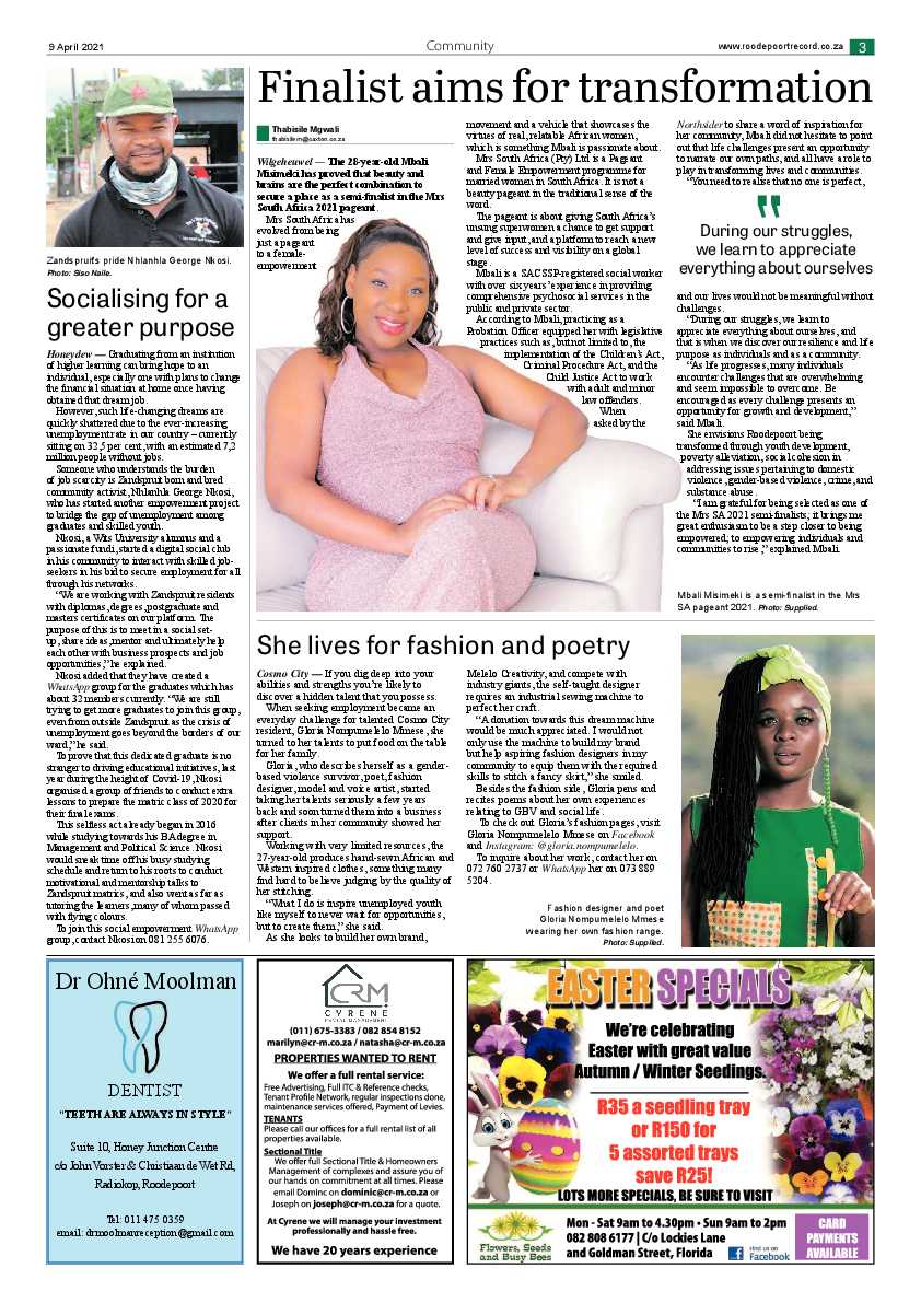 Roodepoort Northsider 9 April 2021 page 3