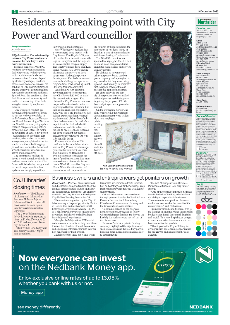 Roodepoort Northsider 9 December 2022 page 4