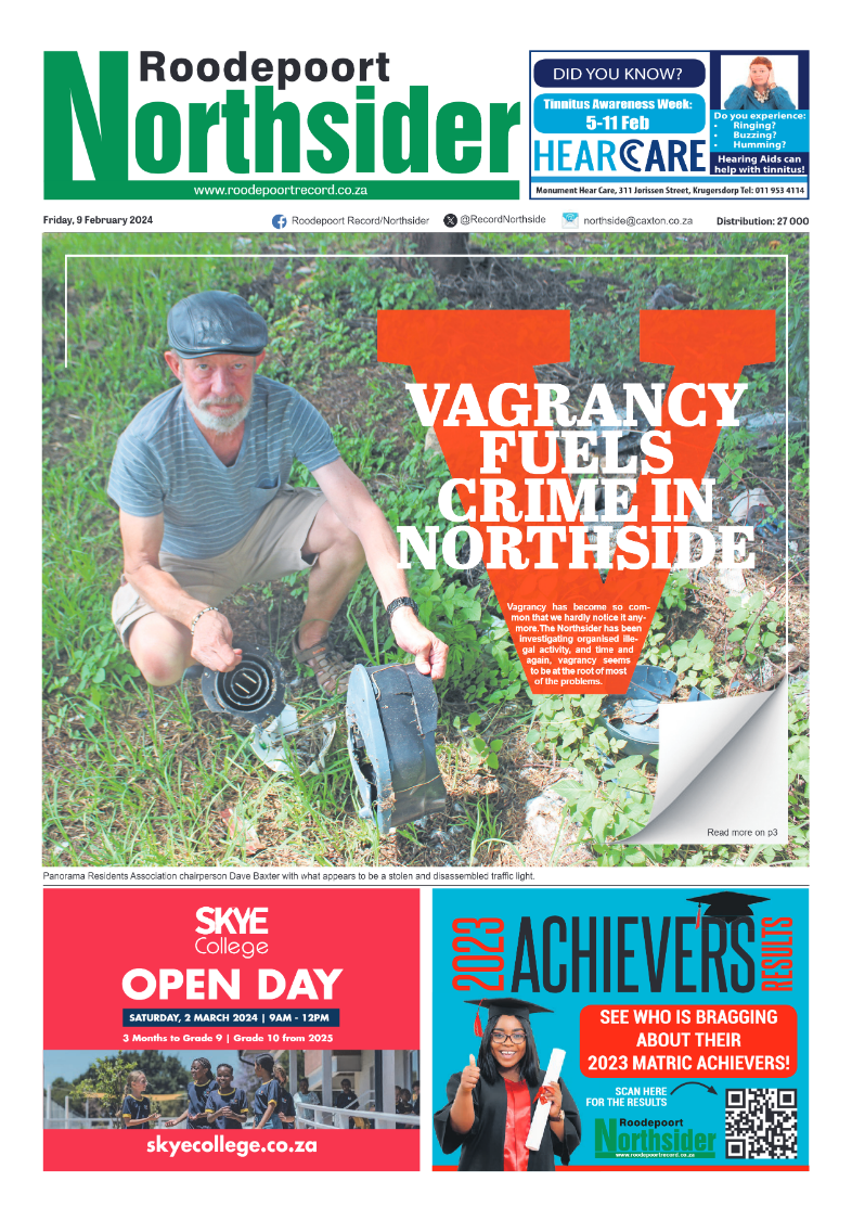 Roodepoort Northsider 9 February 2024 page 1