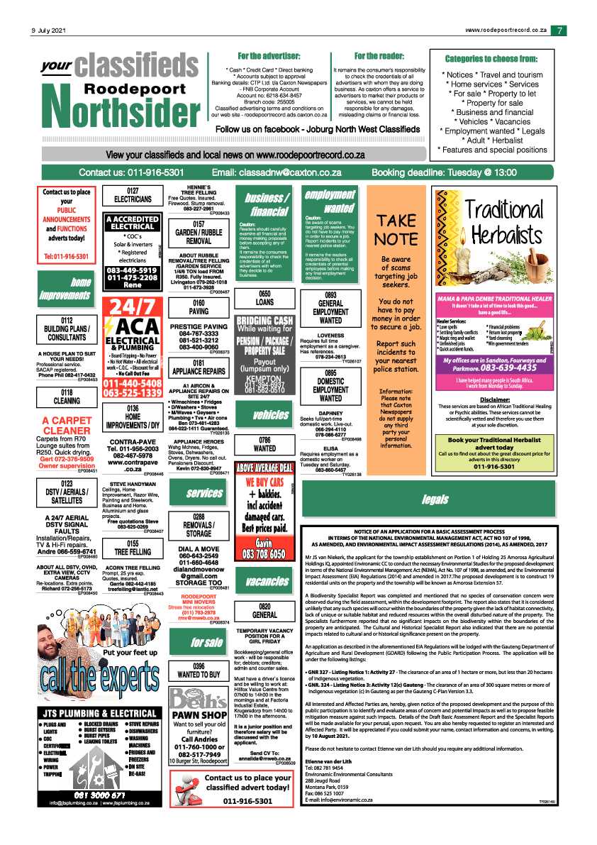 Roodepoort Northsider 9 July 2021 page 7