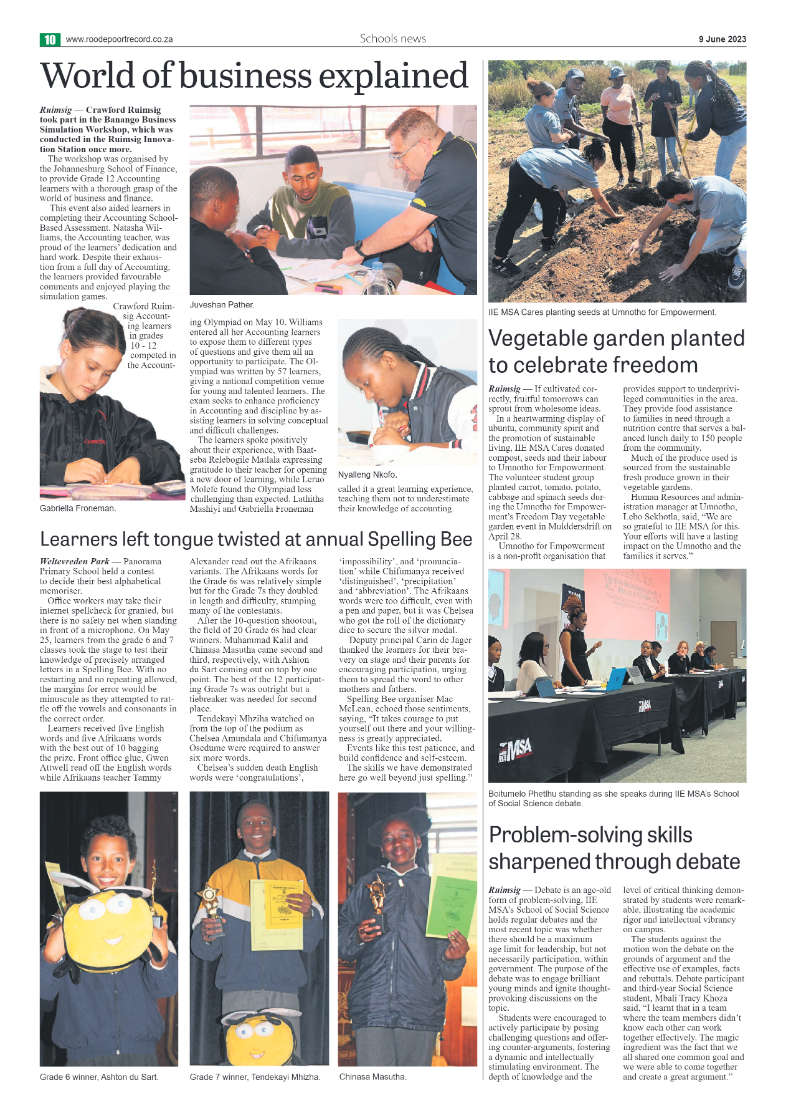 Roodepoort Northsider 9 June 2023 page 10