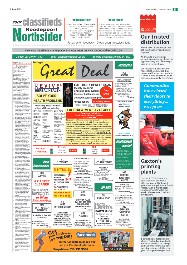 Roodepoort Northsider 9 June 2023 page 11