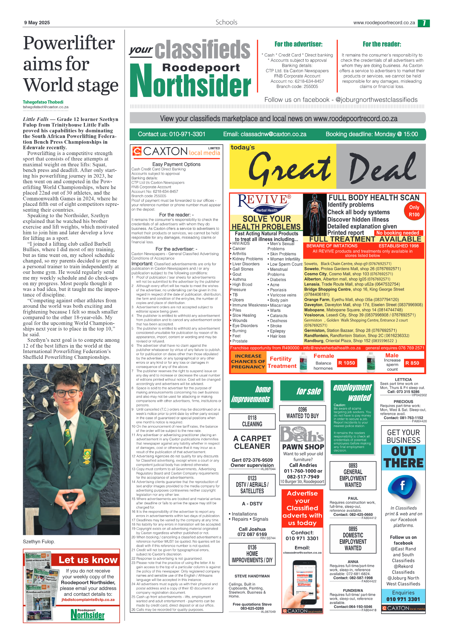 Roodepoort Northsider 9 May 2025 page 7