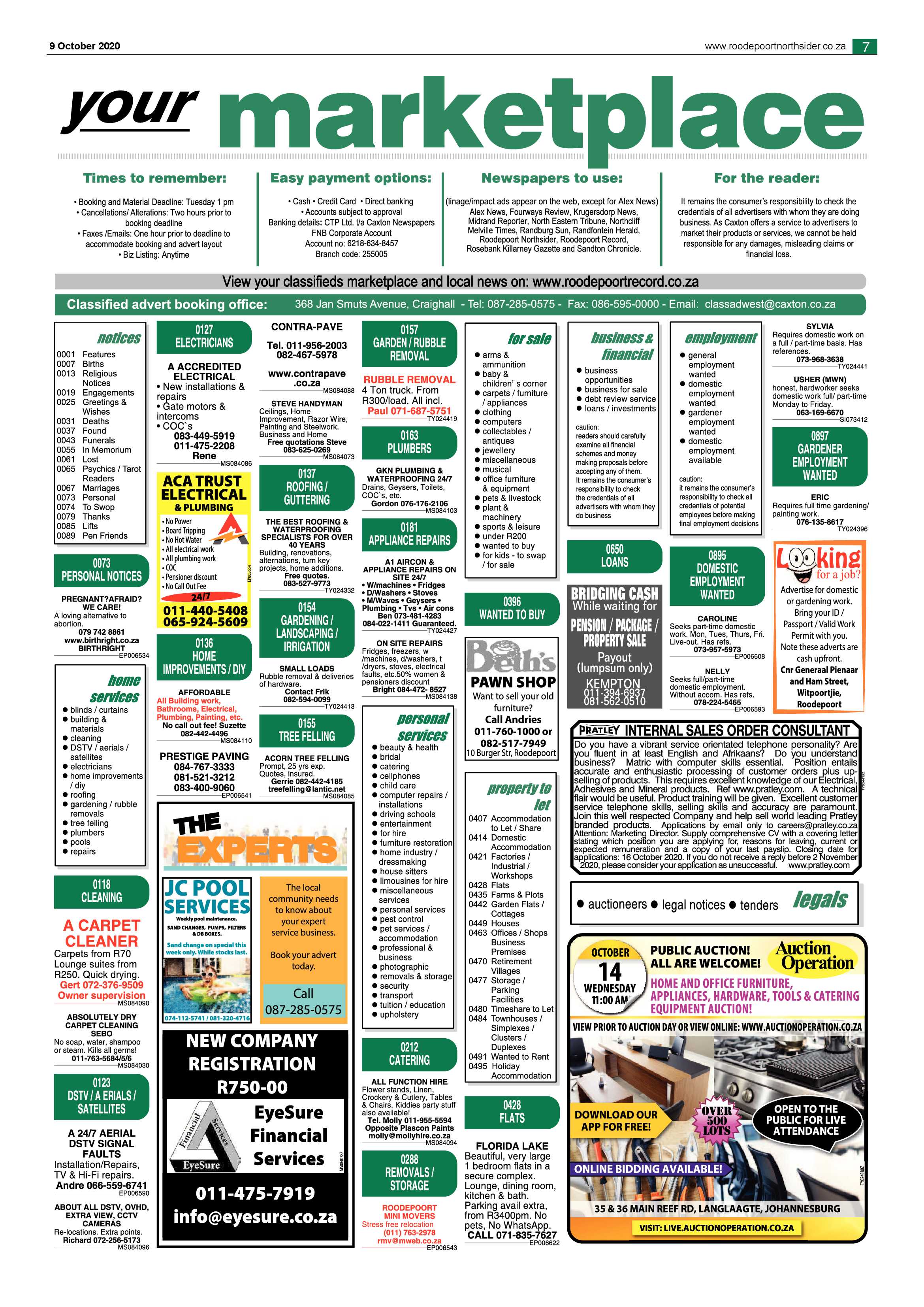 Roodepoort Northsider 9 October 2020 page 7