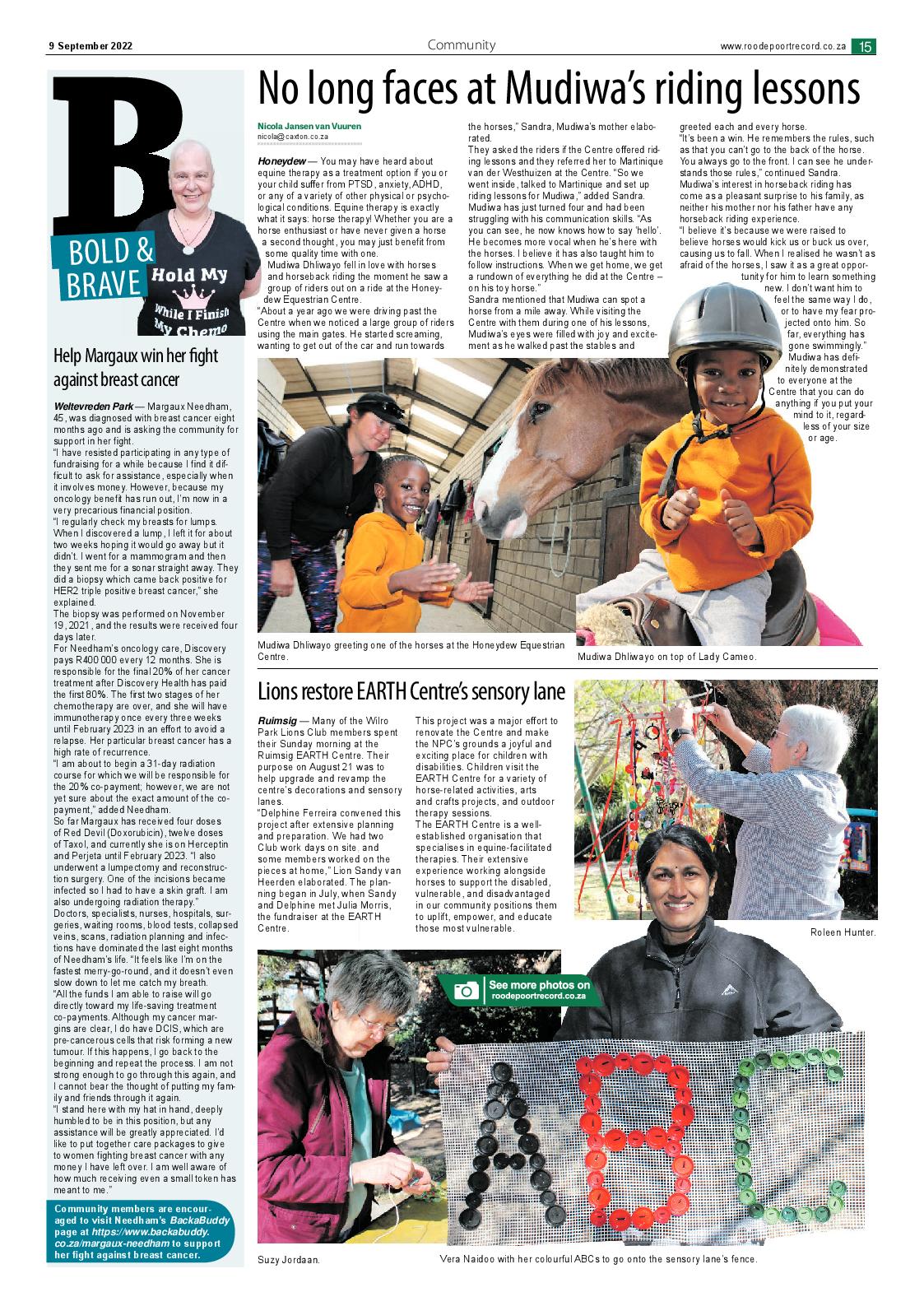 Roodepoort Northsider 9 September 2022 page 15